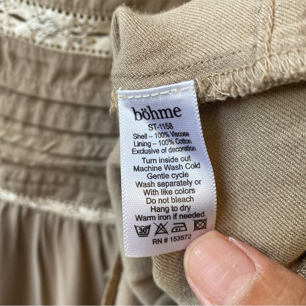 Bohme Beige Ruffled Blouse - Picture 6 of 9